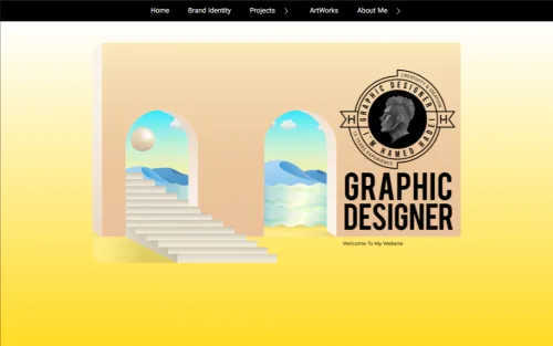 طراحی سایت طراح گرافیک حامد هادیی